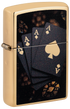 Zippo 47141 vžigalnik Black & Golden Poker