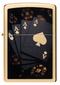 Zippo 47141 vžigalnik Black & Golden Poker