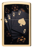 Zippo 47141 vžigalnik Black & Golden Poker