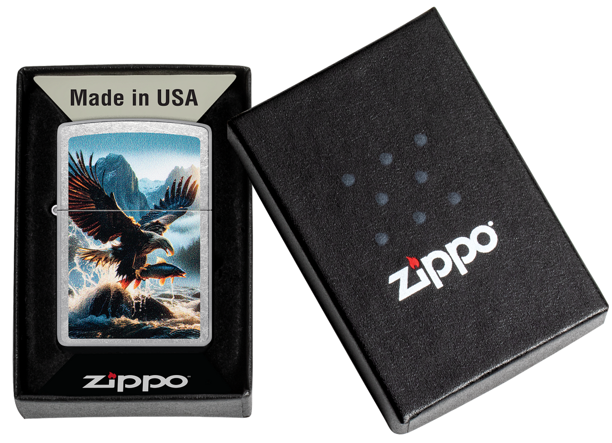 Zippo 47188 vžigalnik Eagle and Fish