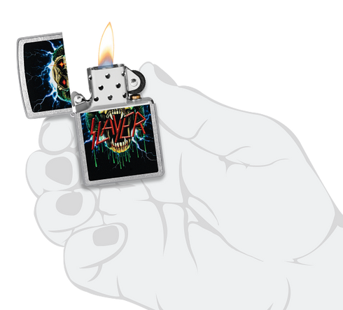 Zippo 47222 vžigalnik Slayer, Street Chrome
