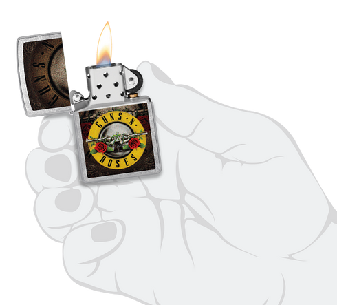 Zippo 47226 vžigalnik Guns'N'Roses, Street Chrome