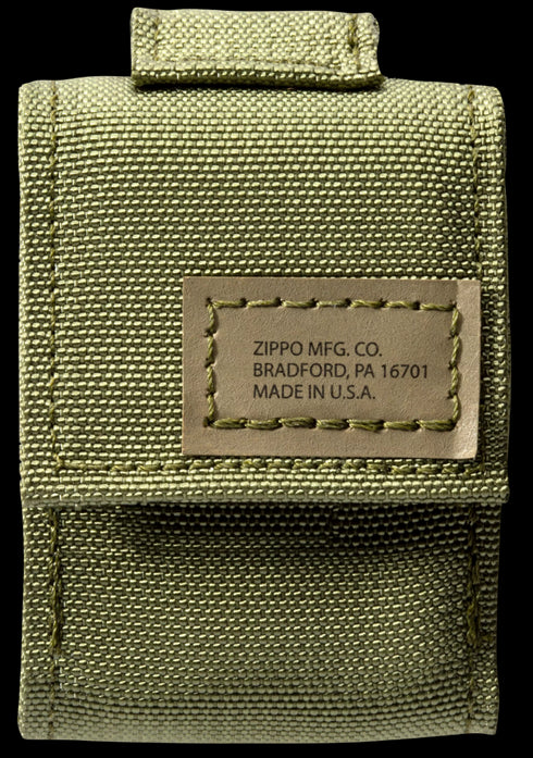 Zippo vžigalnik 49400 Black Crackle in etui OD Green Pouch