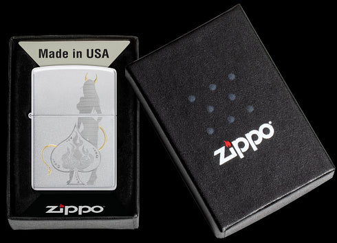 Zippo vžigalnik 48658 Devilish Girl & Ace
