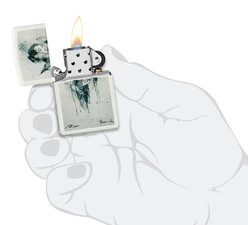 Zippo 48864 vžigalnik Abstract Water Drop