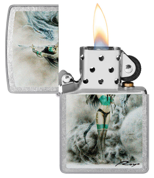 Zippo 48665 vžigalnik Worrior Woman by Luis Royo