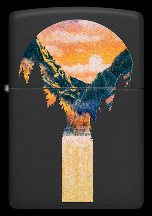 Zippo vžigalnik 48676 Mountain Waterfall UV