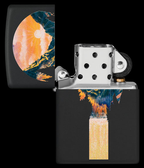 Zippo vžigalnik 48676 Mountain Waterfall UV