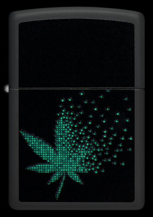 Zippo vžigalnik 48677 Pixel Cannabis UV