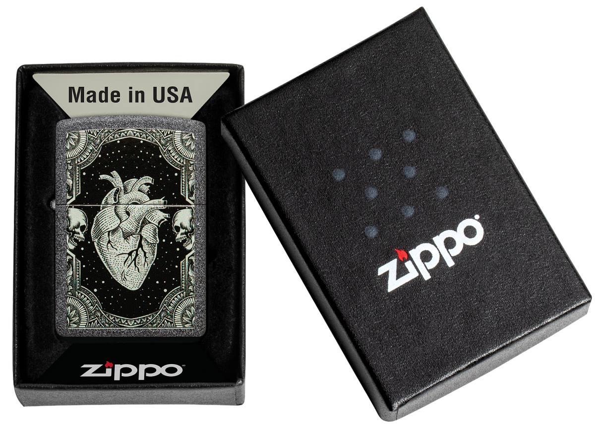 Zippo vžigalnik 48720 Realistic Heart