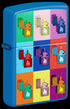 Zippo 48722 vžigalnik Pop Art Zippo Lighters, Sky Blue Matte