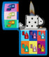 Zippo 48722 vžigalnik Pop Art Zippo Lighters, Sky Blue Matte