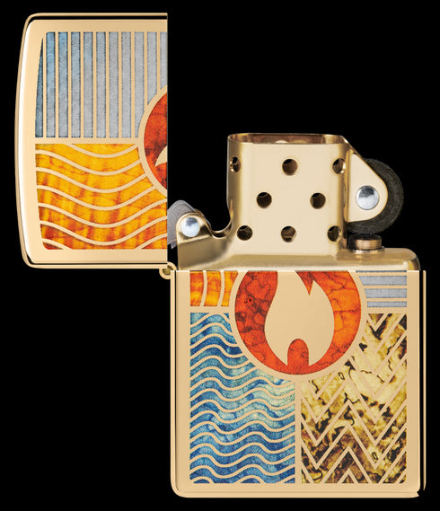 Zippo vžigalnik 48729 Elements of Earth