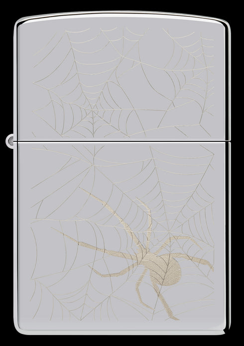 Zippo vžigalnik 48767 Spider Web High Polish Chrome