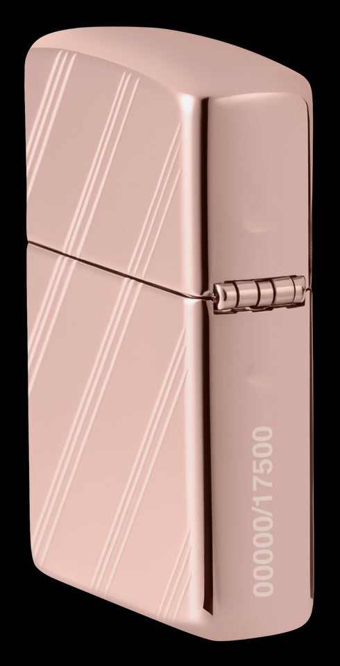Zippo vžigalnik 48768 Script Collectable 2023 Armor High Polish Rose Gold