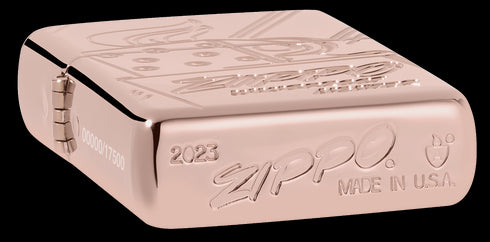 Zippo vžigalnik 48768 Script Collectable 2023 Armor High Polish Rose Gold