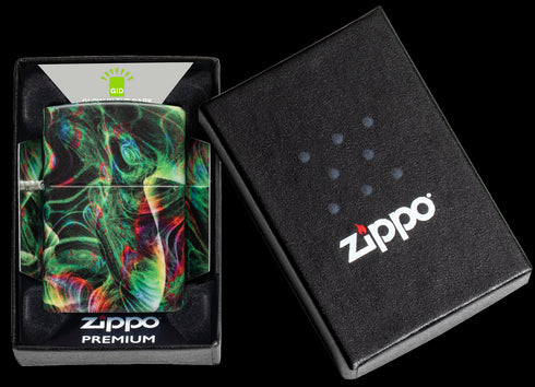 Zippo vžigalnik 48774 Psychedelic Swirl Glow in the Dark
