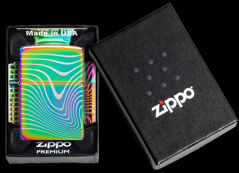 Zippo 48775 vžigalnik Wavy Pattern, Multi Color