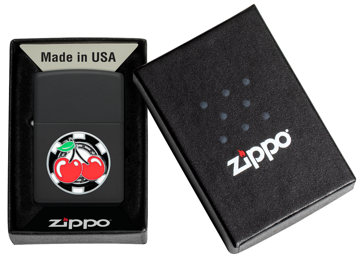 Zippo vžigalnik 48905 Poker Chip and Cherries Emblem