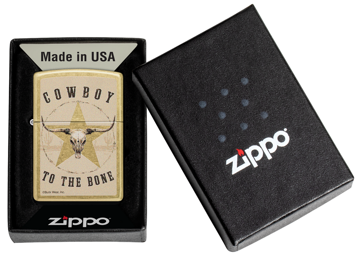 Zippo vžigalnik 48937 Cowboy Buck Wear