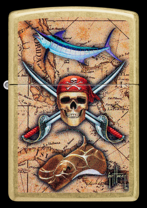 Zippo vžigalnik 48966 Pirate & Map
