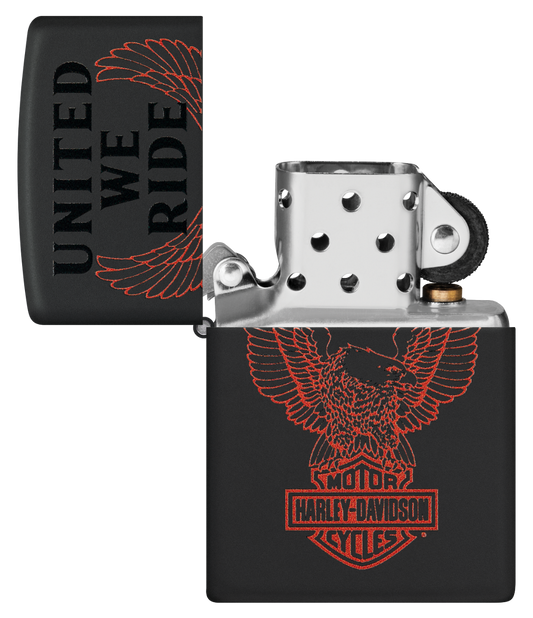 Zippo vžigalnik 48983 Harley Davidson® United We Ride