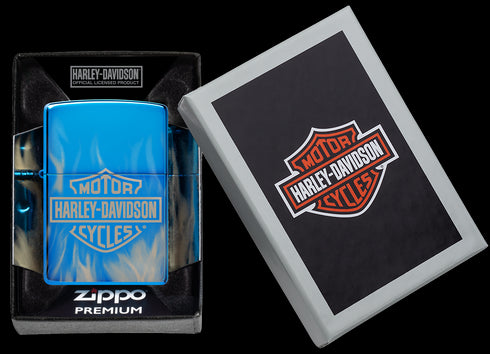 Zippo vžigalnik 49469 Harley Davidson Flames
