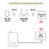 Termostat 49683041 WI-FI smart, črn