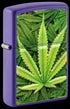 Zippo 49790 vžigalnik Cannabis, Purple Matte