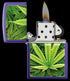 Zippo 49790 vžigalnik Cannabis, Purple Matte