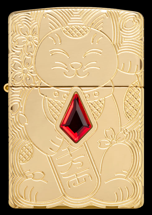 Zippo vžigalnik 49802 Armor® Lucky Cat