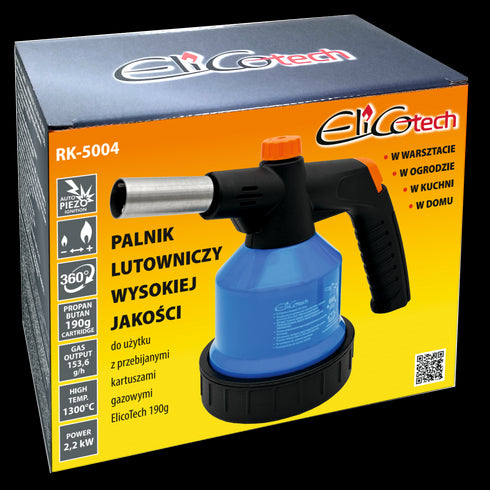 Gorilnik spajkalni plinski RK-5004 ElicoTech, 500401