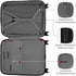 Kovček Wenger 610163 Syntry 14", 4 koleščke + USB, Črno-Siv, 36-44 L