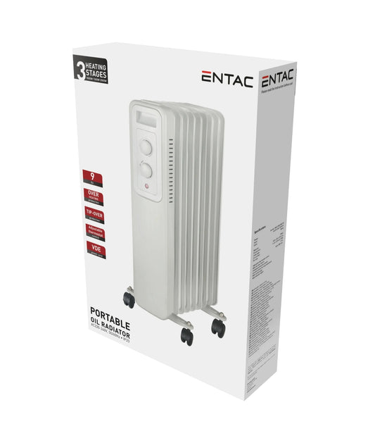 Entac 95182 Radiator oljni električni 9 reber