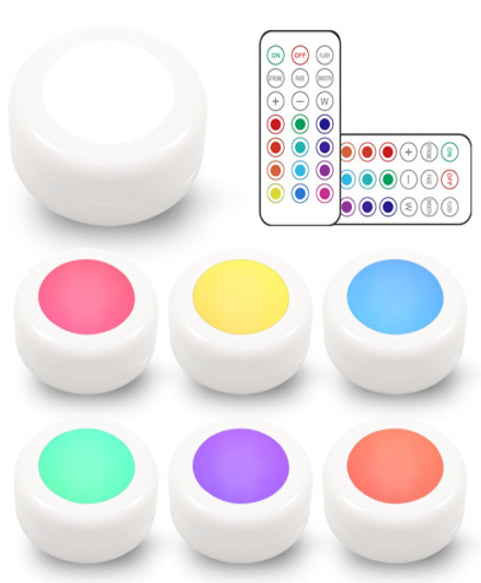 Svetilka nočna Mini prenosna 6kos/set 0.45W RGB 3000K 22lm max 1m EMPNL-0.45W-RGB