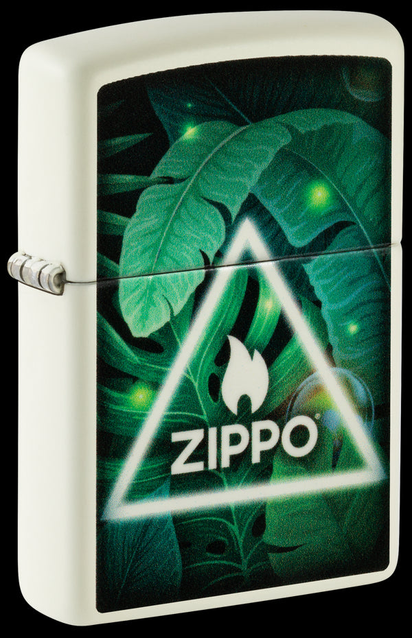 Zippo vžigalnik 60.006.871 Triangle Leaves, Glow in the Dark