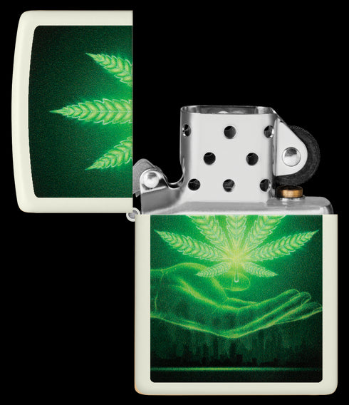Zippo vžigalnik 60.006.900 Cannabis, Glow in the Dark