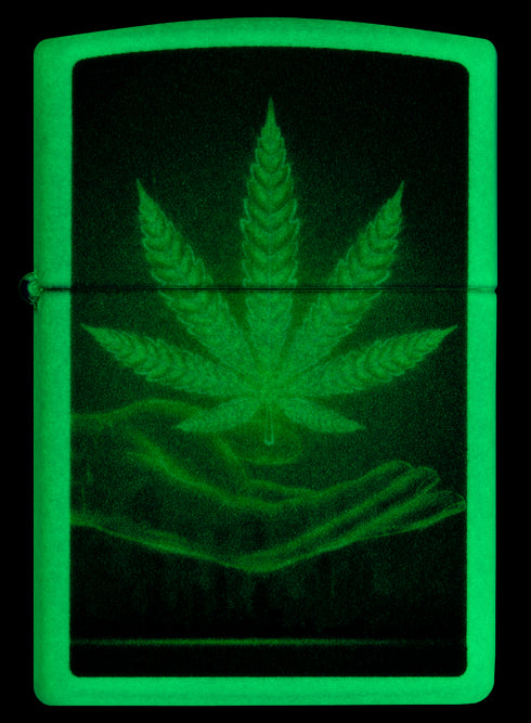 Zippo vžigalnik 60.006.900 Cannabis, Glow in the Dark