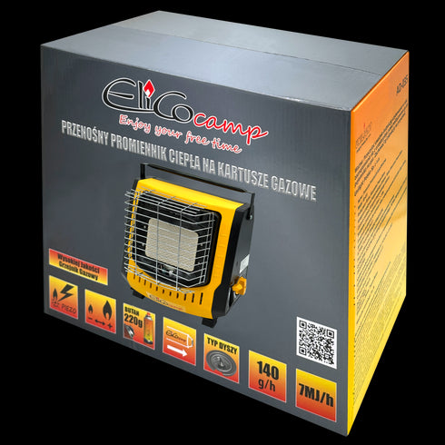 Grelec prenosni plinski AD-035, 66014