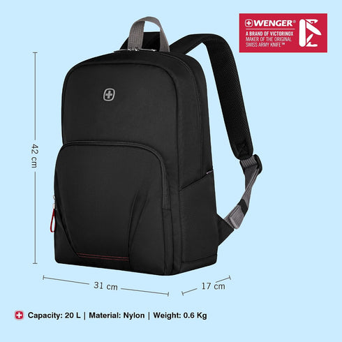 Nahrbtnik Wenger 612545 Motion 15", Črn