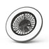 Svetilka stropna Whitney z ventilatorjem, Črna, AFCLCCT-48W-15W-WHB