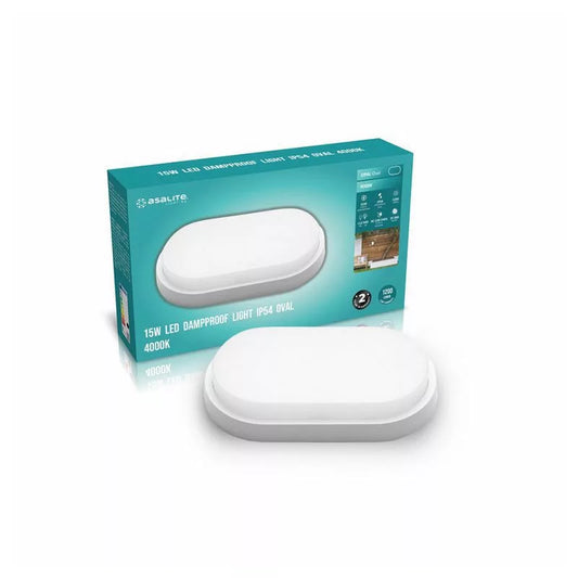 Svetilka ASAL0221 stropna LED 15W 4000K Oval