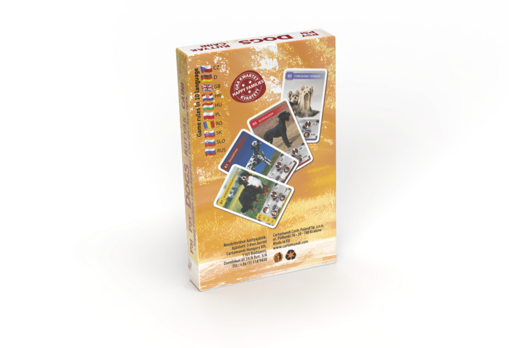 Igra s kartami 10035084 Animal Trumps 3v1: Psi