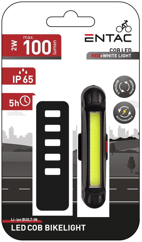 Svetilka za kolo 994260 polnilna, Bela-Rdeča, EBL-RW-CL