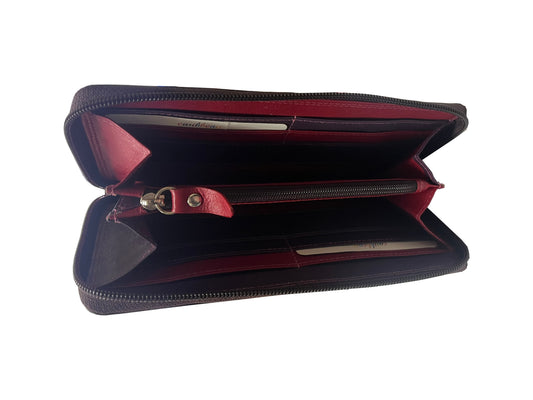 Mano M17724PP/ROT Denarnica RV, vijolično/rdeča