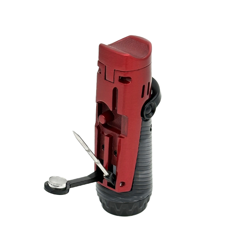Ronson 117001 Plinski vžigalnik Jet Flame Bora rdeč/črn