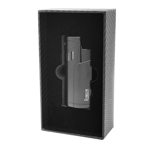 Ronson 115002 Vžigalnik plinski Jet Flame Cyclon črn
