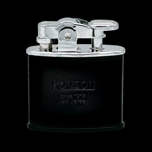 Ronson 210003 Vžigalnik polnilni Nostalgia kremen v črni barvi