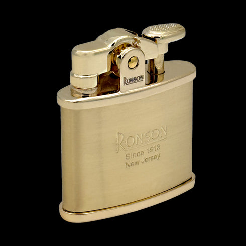 Set darilni Ronson 301001 vžigalnik zlat Nostalgia in Bencin 133 ml