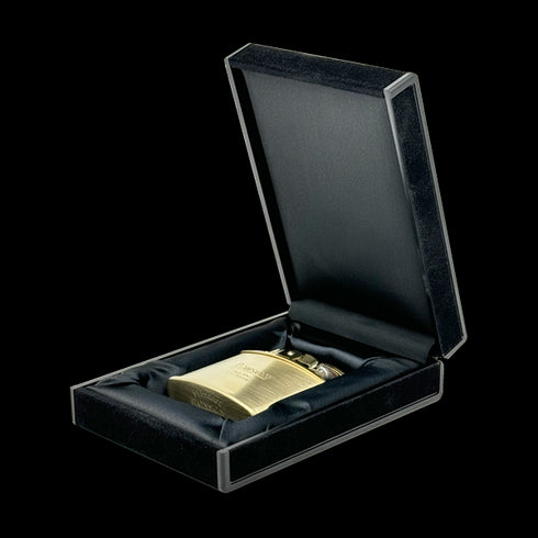 Ronson 210001 Vžigalnik polnilni Nostalgia kremen v zlati barvi